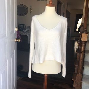 Ivory Crop Sweater